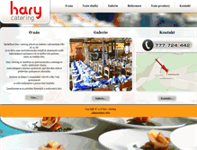 Tablet Screenshot of hary-catering.cz